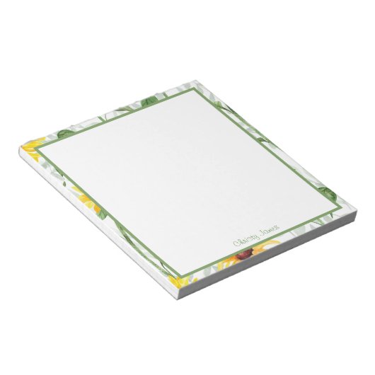 Aangepaste Notitieblokken van Floral (Schuin)