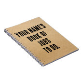 Aangepaste notitieboek notitieboek spiraal (Rechterzijde)