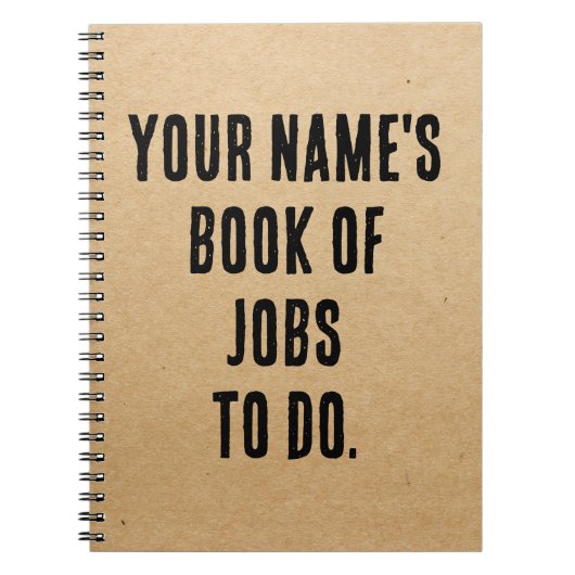 Aangepaste notitieboek notitieboek spiraal (Voorkant)