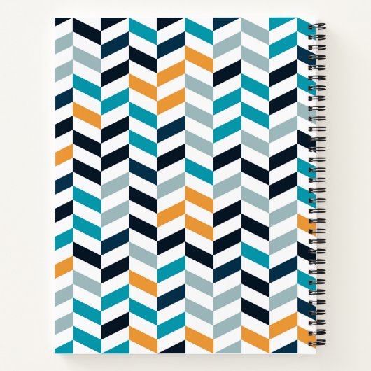 Aangepaste Notitieboek voor 8,5 x 11 inch (Achterkant)