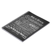 Aangepaste Notitieboek voor pensionering (Linkerzijde)