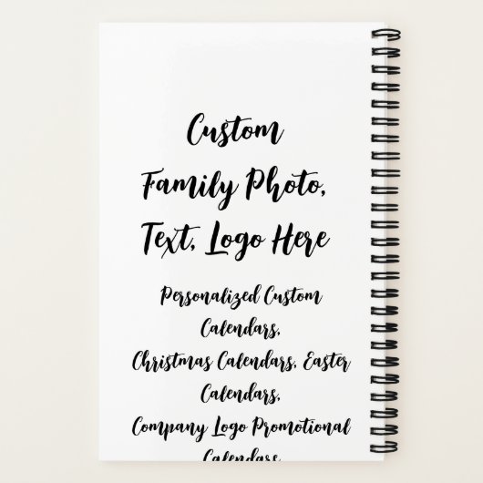 Aangepaste Notitieboeken - Creëer Personalized Jou (Achterkant)