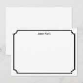 Aangepaste Notitiekaart Notitiekaartje (Voorkant / Achterkant)