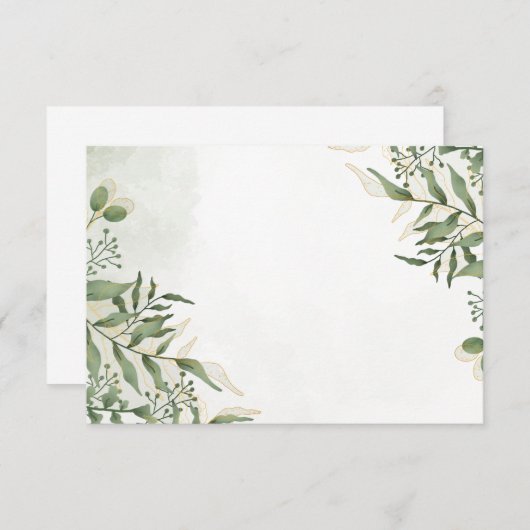 Aangepaste notitiekaart notitiekaartje (Voorkant / Achterkant)