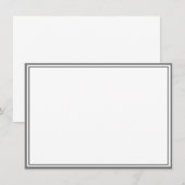 Aangepaste notitiekaart notitiekaartje (Voorkant / Achterkant)