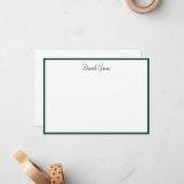 Aangepaste notitiekaart notitiekaartje (Voorkant / Achterkant in situ)