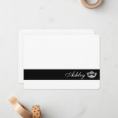 Aangepaste notitiekaart notitiekaartje (Voorkant / Achterkant in situ)