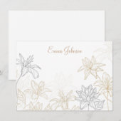 Aangepaste notitiekaart notitiekaartje (Voorkant / Achterkant)