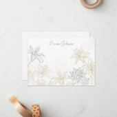 Aangepaste notitiekaart notitiekaartje (Voorkant / Achterkant in situ)