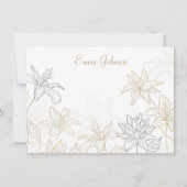 Aangepaste notitiekaart notitiekaartje (Voorkant)