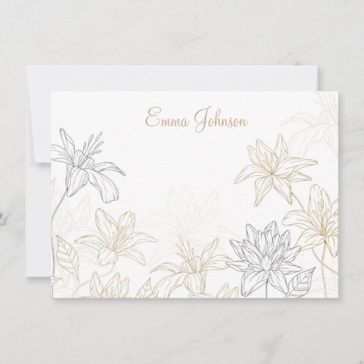 Aangepaste notitiekaart notitiekaartje (Voorkant)