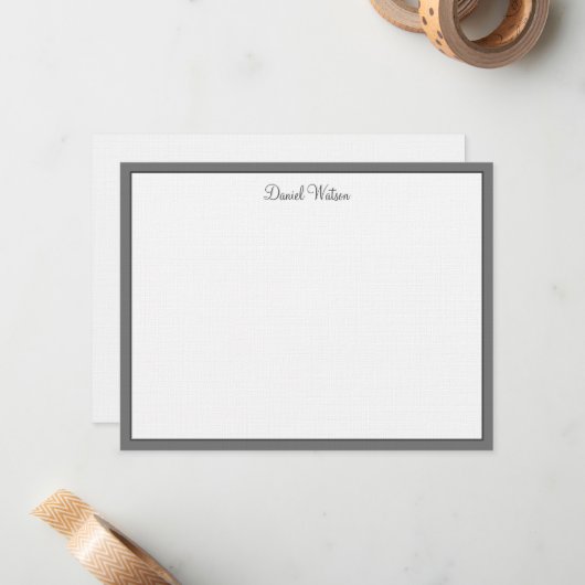 Aangepaste notitiekaart notitiekaartje (Voorkant / Achterkant in situ)