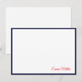 Aangepaste notitiekaart notitiekaartje (Voorkant / Achterkant)