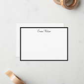 Aangepaste notitiekaart notitiekaartje (Voorkant / Achterkant in situ)