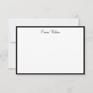 Aangepaste notitiekaart notitiekaartje