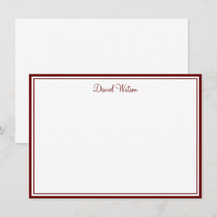 Aangepaste notitiekaart notitiekaartje