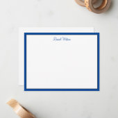 Aangepaste notitiekaart notitiekaartje (Voorkant / Achterkant in situ)