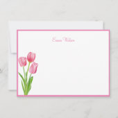 Aangepaste notitiekaart-Tulips Notitiekaartje (Voorkant)