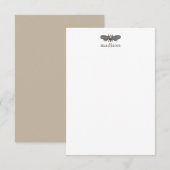 Aangepaste notitiekaarten voor Lacewing Bee (Voorkant / Achterkant)