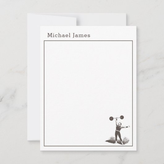 Aangepaste notitiekaarten voor tienjongens in kant notitiekaartje (Voorkant)