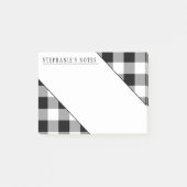 Aangepaste notities Buffalo Plaid Post-it® Notes (Voorkant)