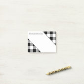 Aangepaste notities Buffalo Plaid Post-it® Notes (Op bureau)