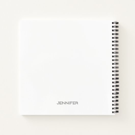 Aangepaste notities met naam-laptop notitieboek (Achterkant)