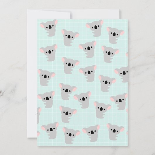 Aangepaste notities van het Koala-Beer (Achterkant)