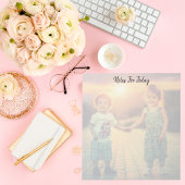 Aangepaste notities Volledige familiefoto-Notitieb Notitieblok