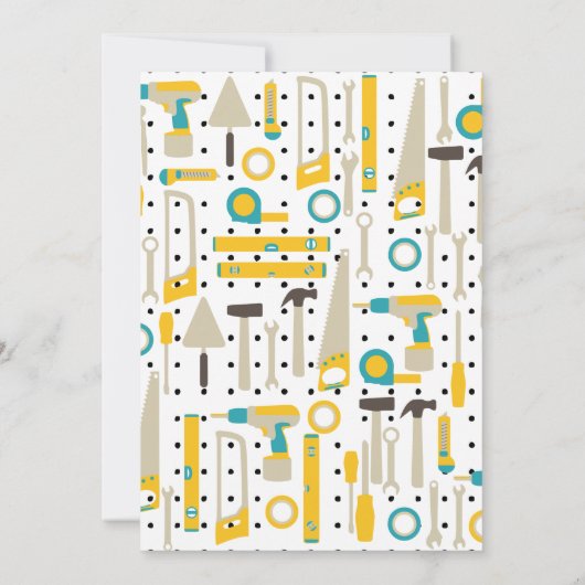 Aangepaste notities voor bouwgereedschap (Achterkant)