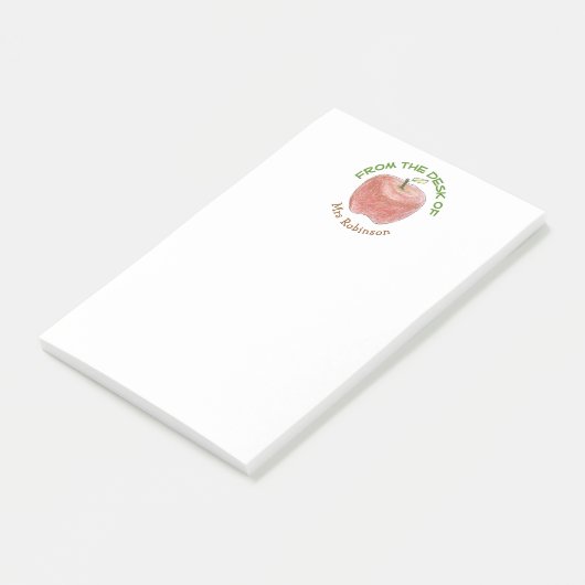 Aangepaste notities voor docenten na IT Post-it® Notes (Schuin)