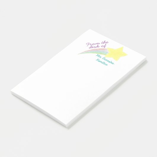 Aangepaste notities voor docenten na IT Post-it® Notes (Schuin)