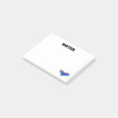 Aangepaste notities voor het achterste gedeelte post-it® notes (Schuin)