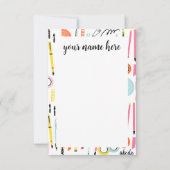 Aangepaste notities voor kunststofleveringen (Voorkant)