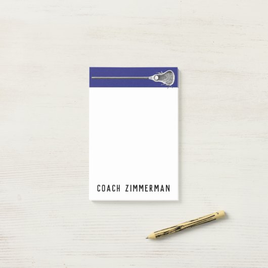 Aangepaste notities voor Lacrosse Gifts Post-it® Notes (Op bureau)