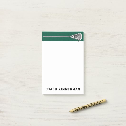 Aangepaste notities voor Lacrosse Gifts Post-it® Notes (Op bureau)