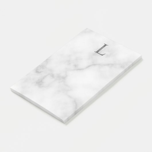 Aangepaste notities voor monogram en naam Post-it Post-it® Notes (Schuin)