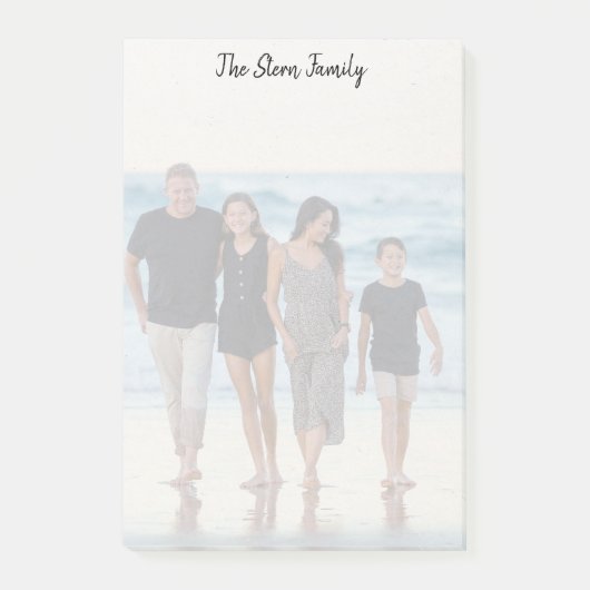 Aangepaste notities voor volledige reeks foto post-it® notes (Voorkant)