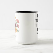 Aangepaste november geboortebloem - Gepersonalisee Mok (Midden)