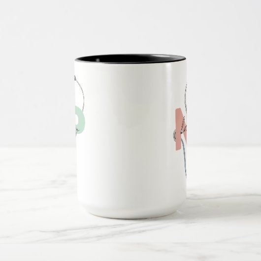 Aangepaste NP Name Cadeft van Nurse Practitioner R Mok (Midden)