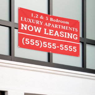 Aangepaste nu leasebanner spandoek
