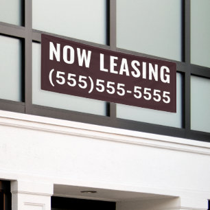 Aangepaste nu leasebanner spandoek