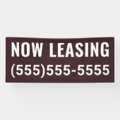 Aangepaste nu leasebanner spandoek (Horizontaal)
