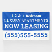 Aangepaste nu leasebanner spandoek (Horizontaal)