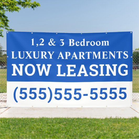 Aangepaste nu leasebanner spandoek (Buitenkant)