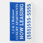 Aangepaste nu leasebanner spandoek (Verticaal)