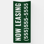 Aangepaste nu leasebanner spandoek (Verticaal)