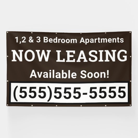 Aangepaste nu leasebanner spandoek (Horizontaal)