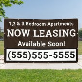 Aangepaste nu leasebanner spandoek (Buitenkant)