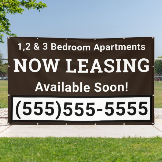 Aangepaste nu leasebanner spandoek (Buitenkant)